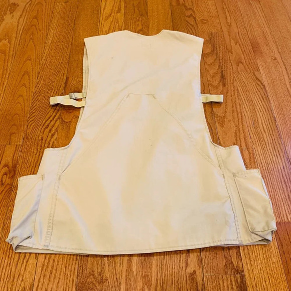 Vintage Bob Allen Canvas Shooting Hunting Fishing Vest Adult Medium Made in USA - Picture 7 of 16